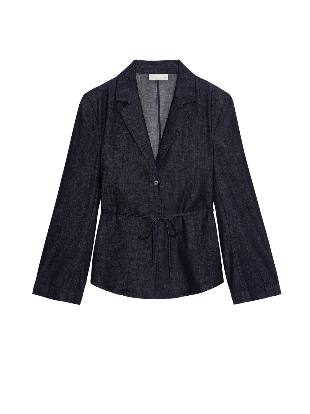 NWT ZARA Denim Belted Shirt Blazer/Jacket